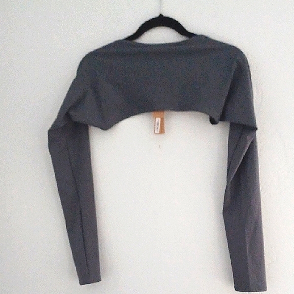 NWT SKIMS Gray Long Sleeve Bolero Shrug - Picture 4 of 7